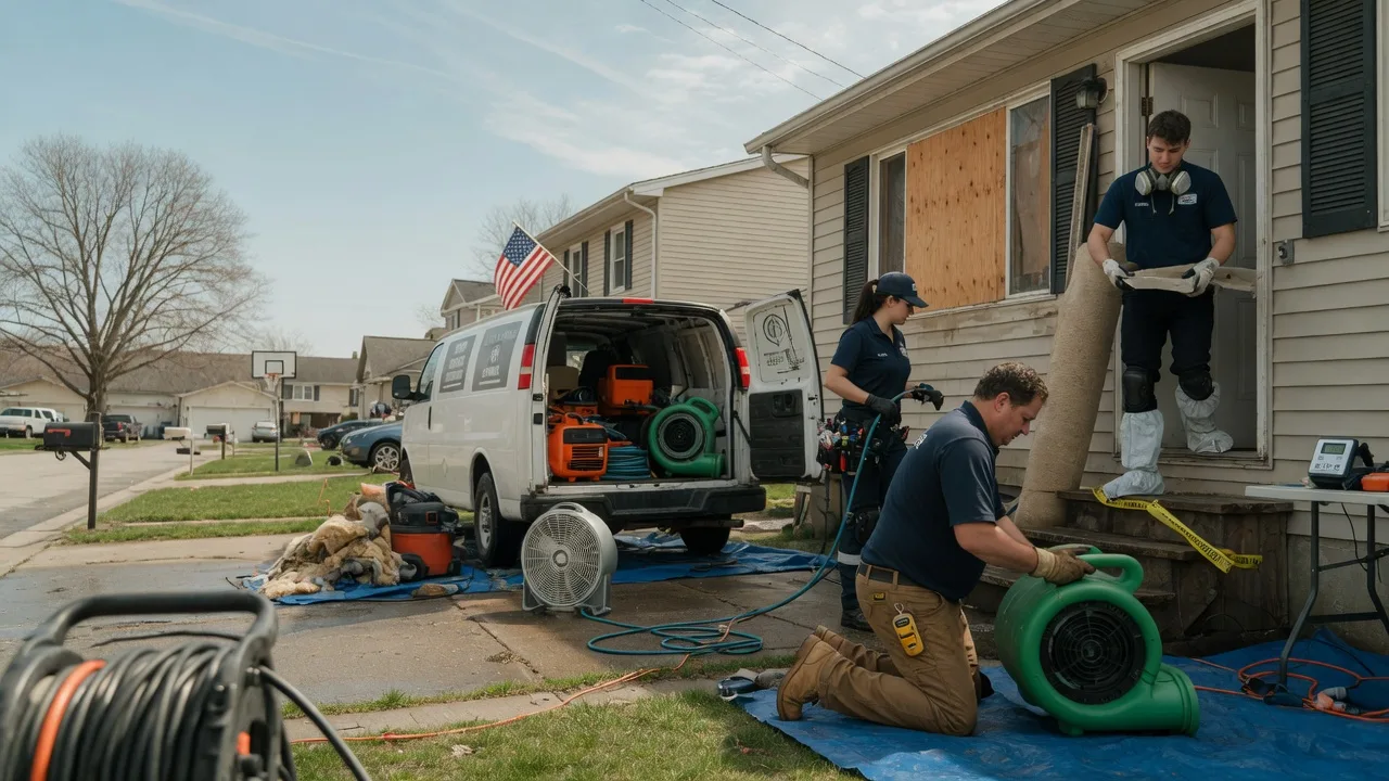 Water Damage Restoration in Random Lake, WI near me